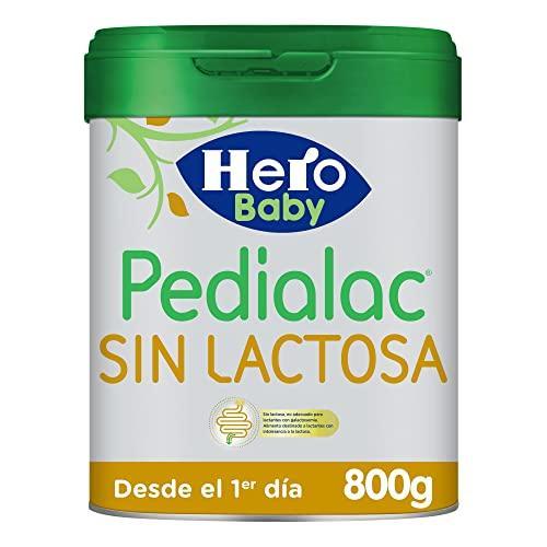 Hero Baby Pedialac Sin Lactosa, Leche en polvo, alimento destinado a lactantes con intolerancia a la lactosa, desde el primer día, 800g