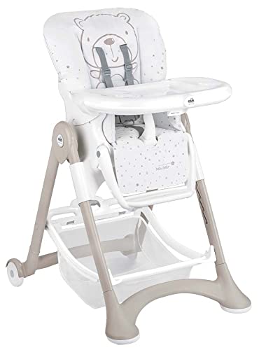 CAM Il Mondo del Bambino - art.S2300/C248/C38 - Trona Campione - Made in Italy - ideal de 6 a 36 meses - TEDDY BEIGE