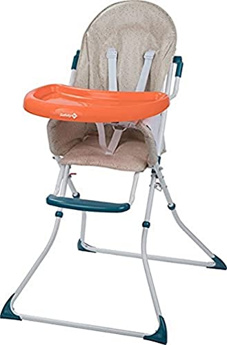Safety 1st - Safety 1st kanji trona para bebé plegable, compacta y ajustable, trona bebé con cojín por niños 6 meses - 3 años, color happy day2, unisex