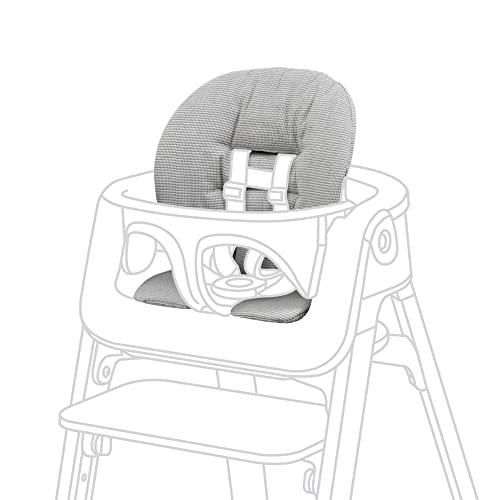 Cojín de Stokke Steps Baby Set, Nordic Grey - Accesorio cómodo para Stokke Steps Baby Set - Suave, fácil de limpiar, material impermeable - Algodón lavable a máquina