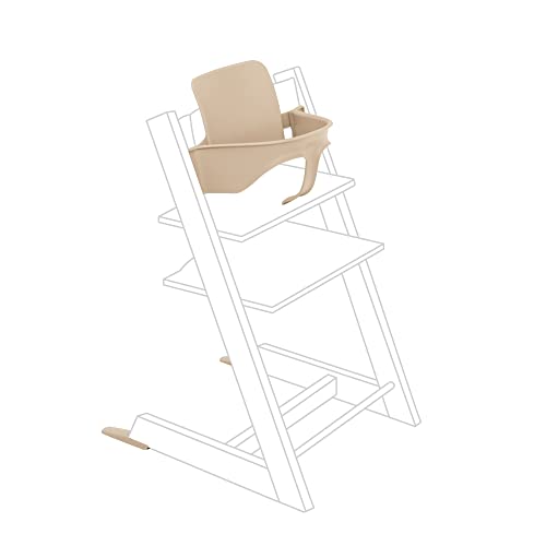 Tripp Trapp Baby Set de Stokke, Natural - Convierte la Silla en una Trona - Asiento extraíble para 6-36 meses - Compatible con los Modelos Tripp Trapp posteriores a mayo de 2006